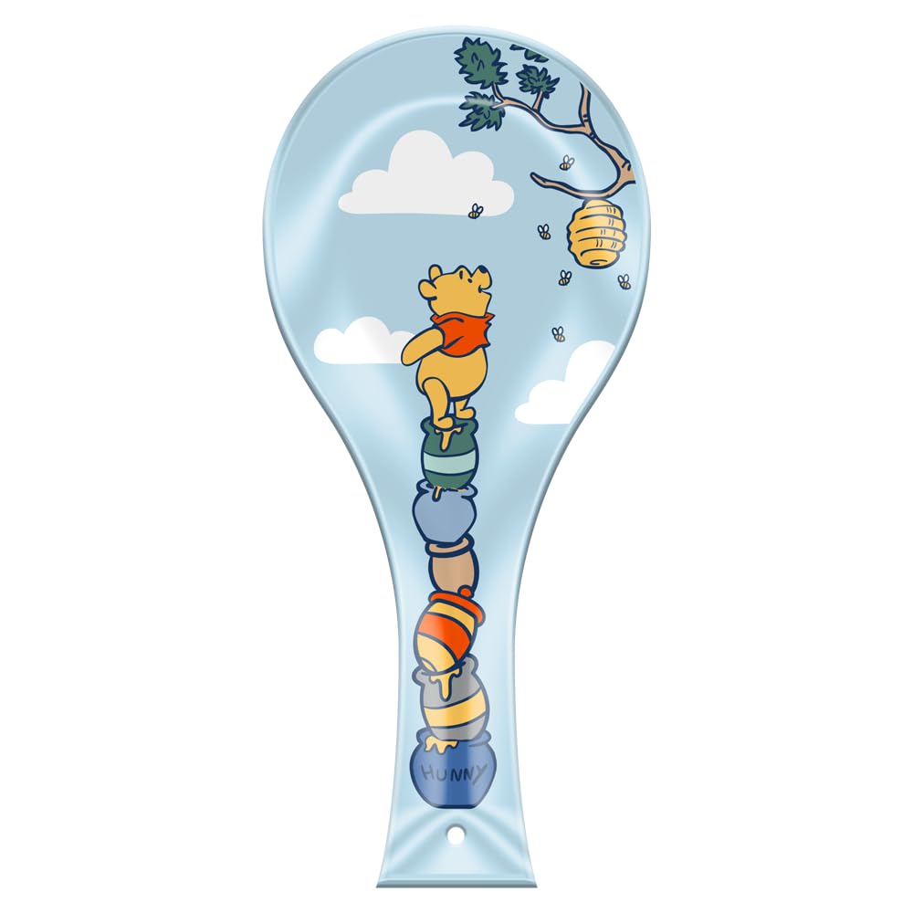 Silver Buffalo Disney Winnie the Pooh Ceramic Spoon Rest, 9.45” x 1” x 4.25”