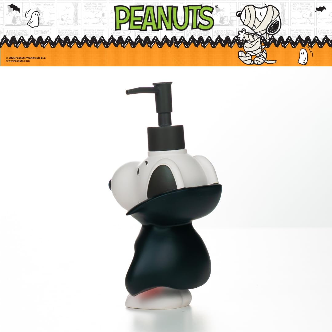 Peanuts Snoopy Vampire Soap/Lotion/Hand Sanitizer Resin Pump Dispenser, 14.81 Ounces, (Officially Licensed Product) by Franco