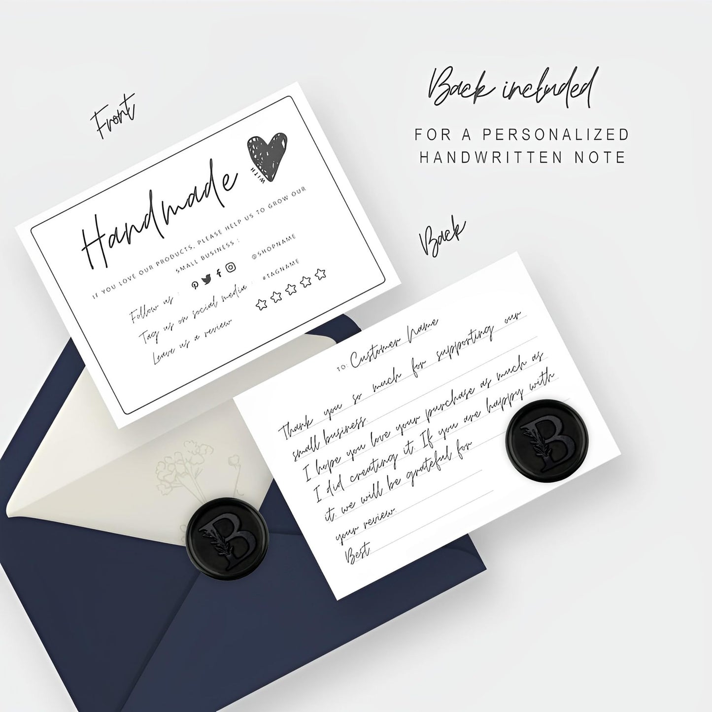 100Pcs Black Wax Seal Stickers Handmade Vintage Botanical Leaves Adhesive Letter Wax Stickers for Wedding Party Invitations, Envelope, Gift Wrap, Christmas(Initial Y, Black)