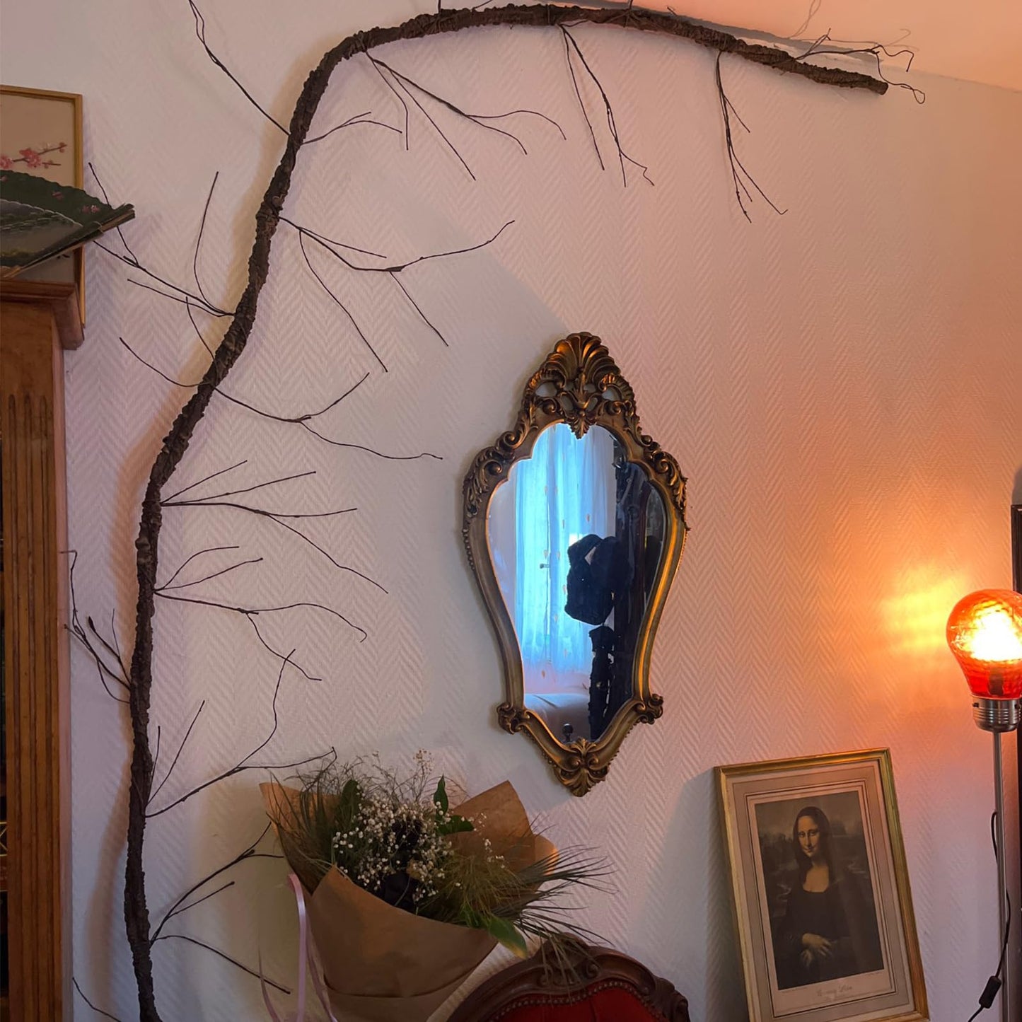 CONGZHANHH 118" Bendable Artificial Grapevines Garland Tree Branches(L)
