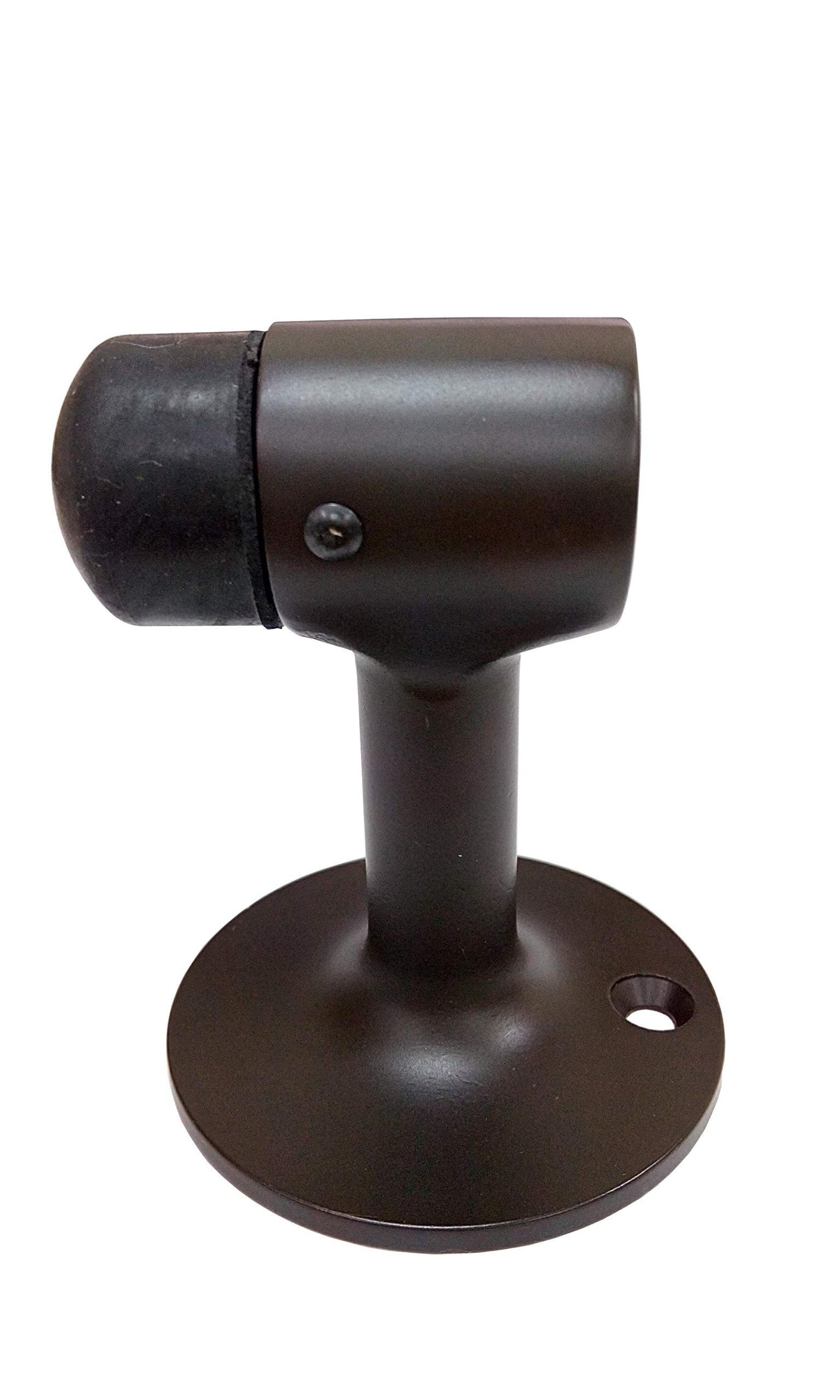 QCAA Solid Brass Door Stop, 3" Height, US10B ORB(Oil-Rubbed Bronze), Made in Taiwan, 1 Pack