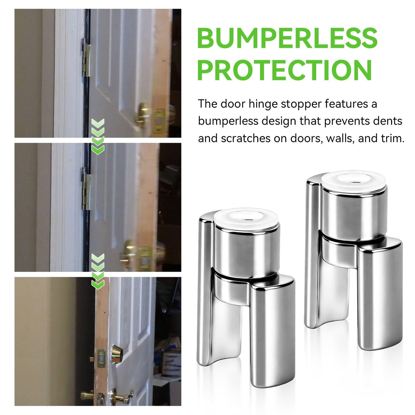 Door Saver 3 III Hinge Pin Stop, Residential Hinge Pin Door Stop