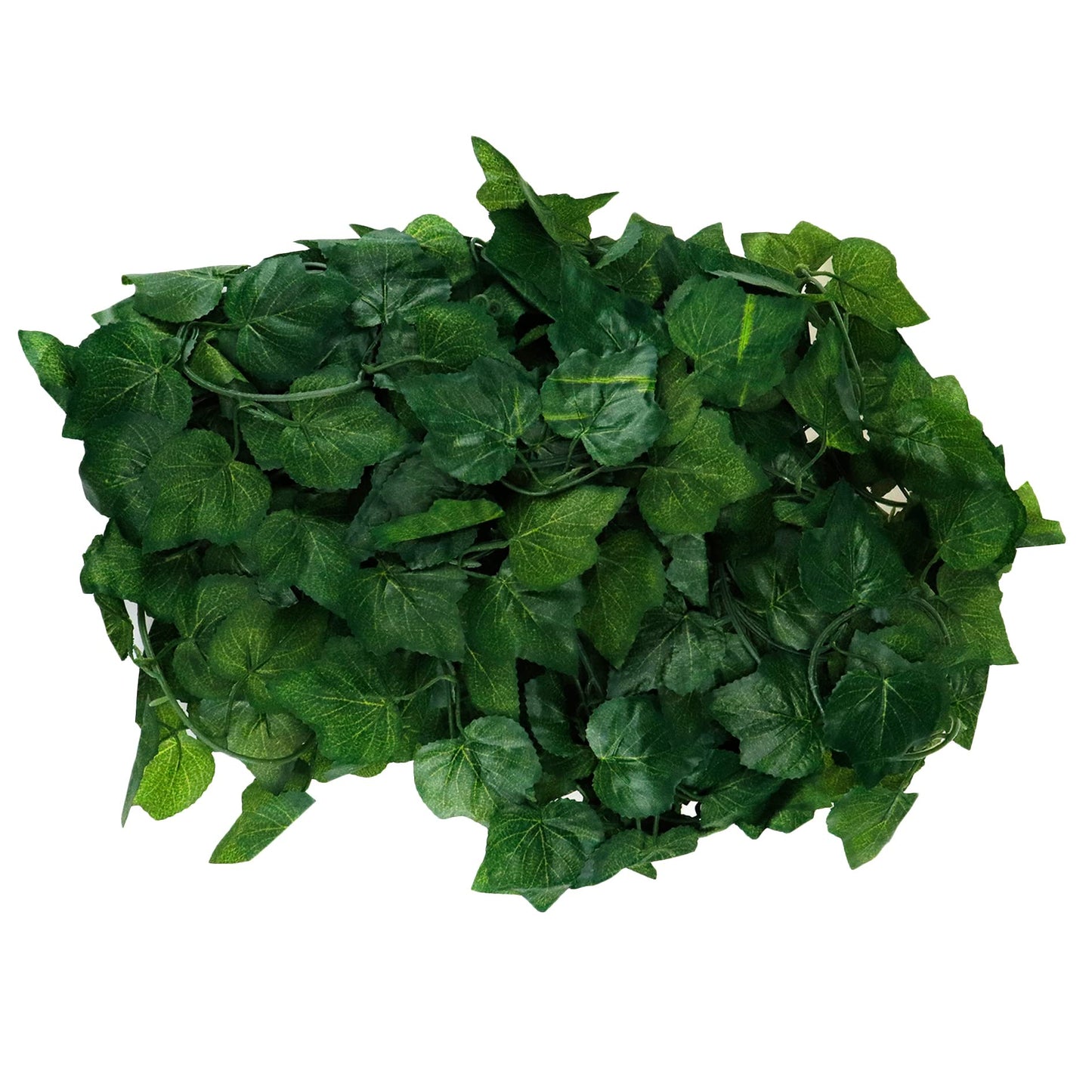 Tighall 5PCS 38 Feet Artificial Grape Leaf Garland Fall Vines Plants Faux Greenery Decor Fake Hanging Plant for Bedroom Wall Wedding Indoor Outdoor Decoration