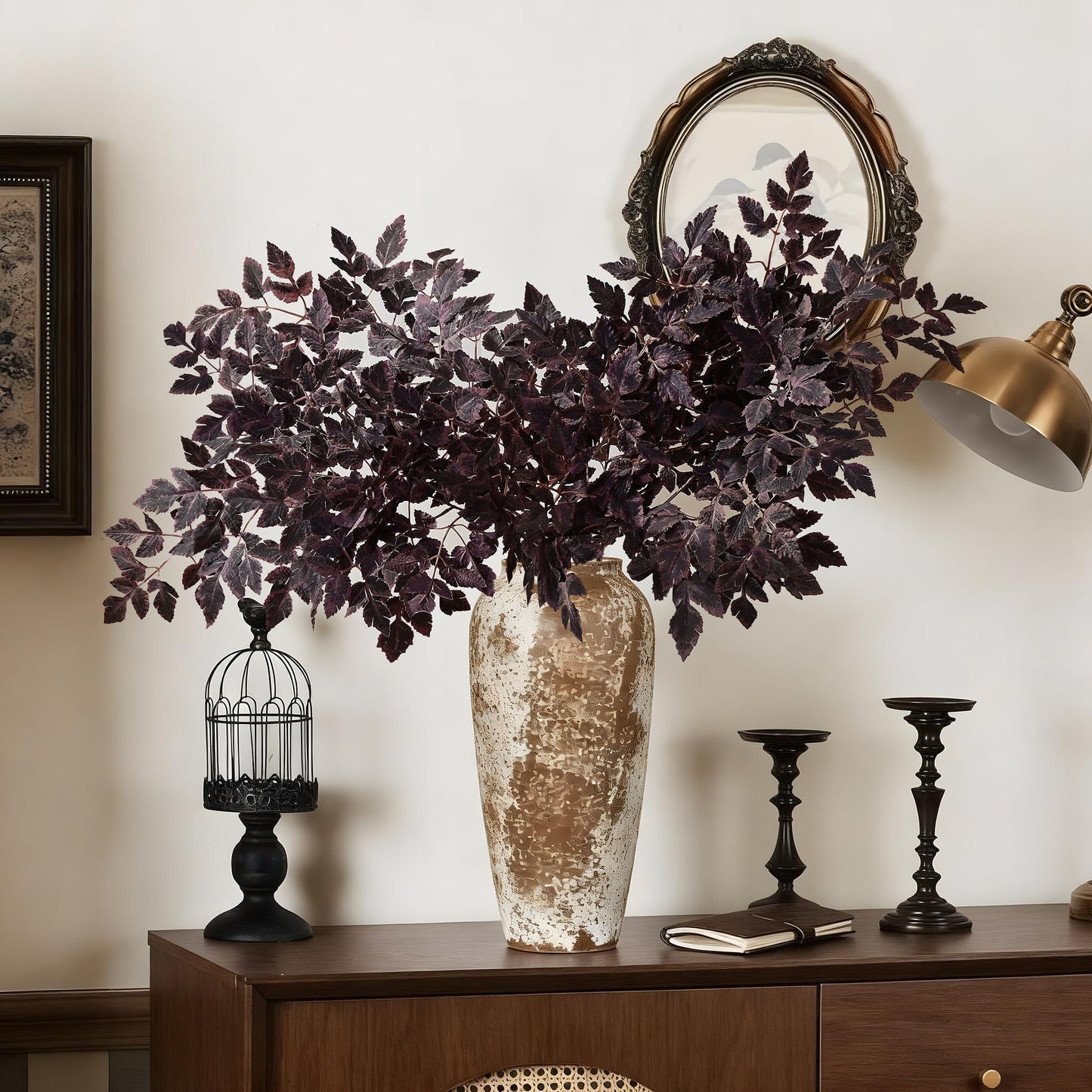 Waipfaru Fall Stems for Vases, 3 Pcs 36" Artificial Cimicifuga Stems