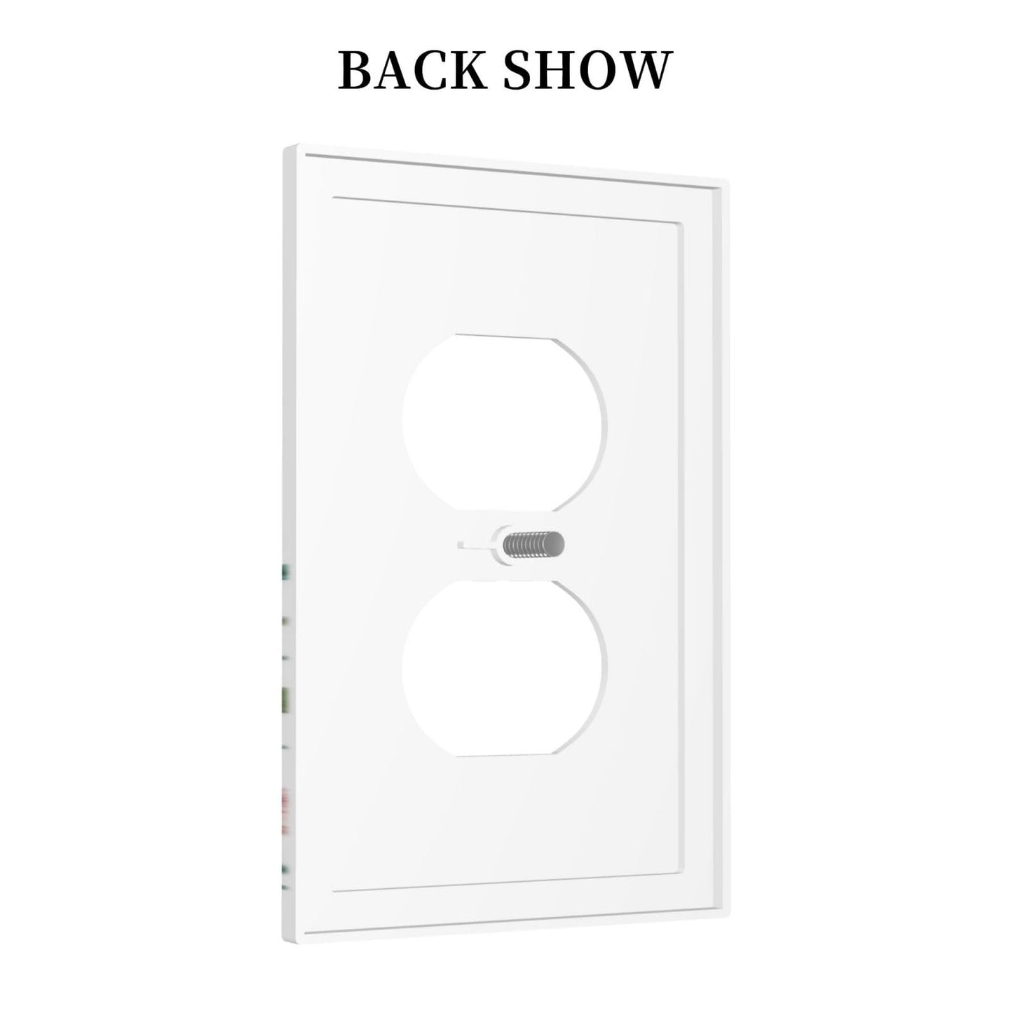 Boho Butterfly Wild Flower Floral Garden 1 Gang Outlet Plate Decorative Single Duplex Wall Plate Covers unique Electrical Receptacle Light Switch Cover Art Faceplate Switchplate for Living Room Decor
