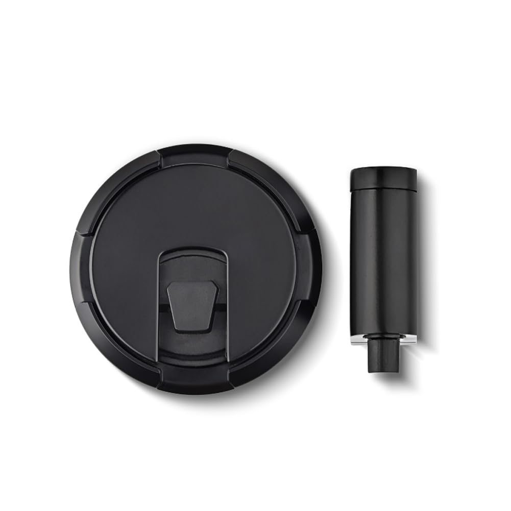 VACNEA Windproof Door Stopper, Heavy Duty Doorstops, Height Adjustable Mechanical Door Catch Holder Keep Door Open, No Drilling with Screws and Adhesive, 1Pack, Black