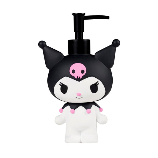 Sanrio Kuromi Soap/Lotion/Hand Sanitizer Resin Pump Dispenser, 13 Ounces, (Officially Licensed Product) by Franco