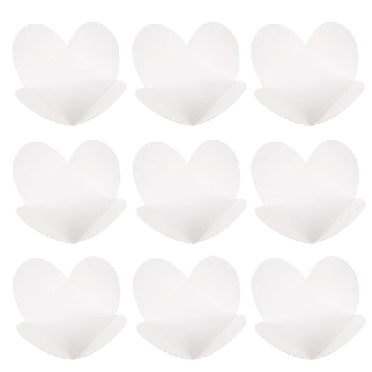 DOITOOL 200pcs Kraft Chocolate Paper Candy Cups Cupcake Liners Muffin Paper Liner Baking Cups for Cake Balls Cupcake Wedding Birthday Baby Shower Party Cafes White