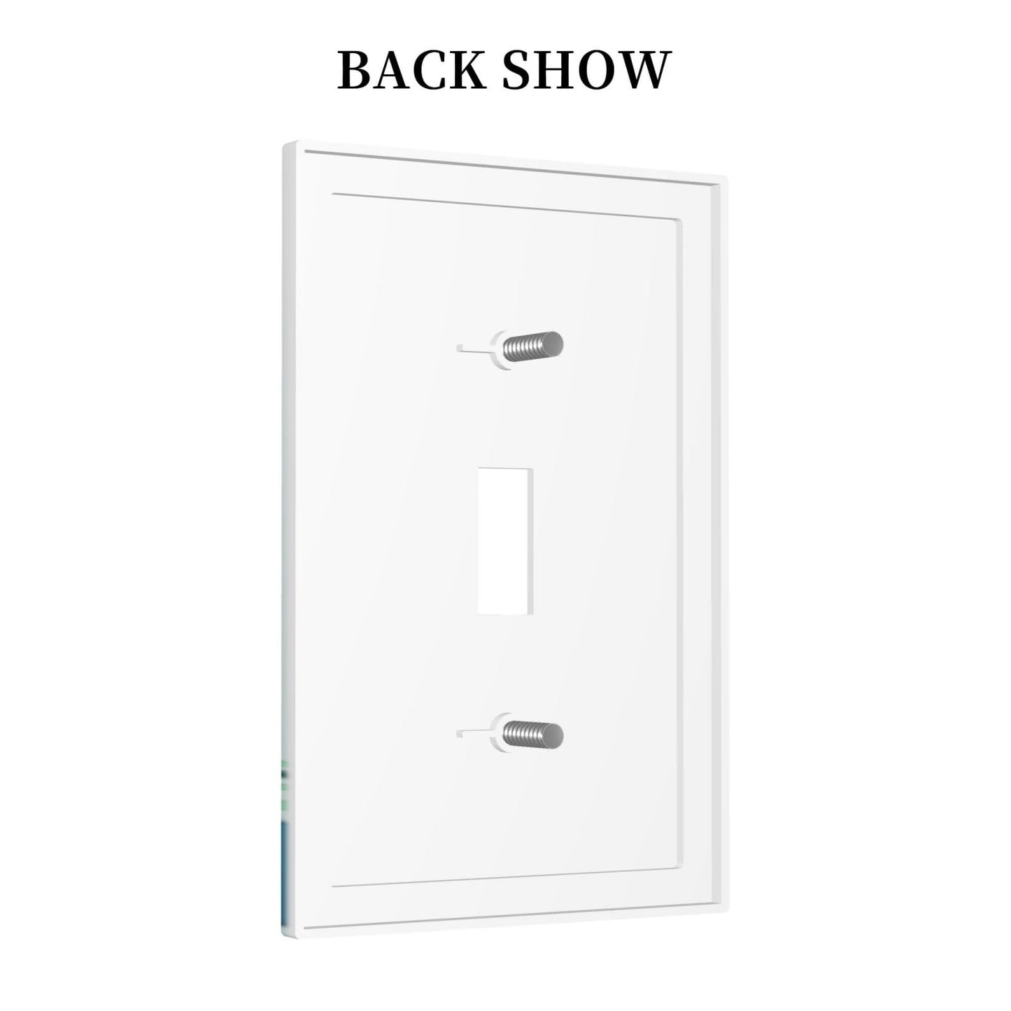 Sea Turtles Wall Ocean Grass Jellyfish Fish Sea Seaweed Bubbles Single Toggle Light Switch Cover Decorative 1 Gang Wall Plate Electrical Device Switchplate Plastic Faceplate for Kitchen Decorate Jumbo