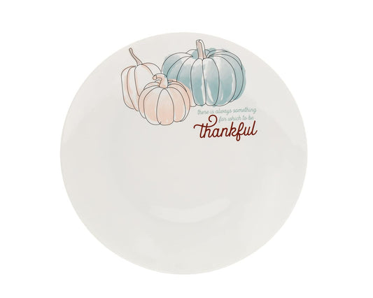 Godinger Holiday Tray Pumpkin Themed Harvest Plate 10 Inches