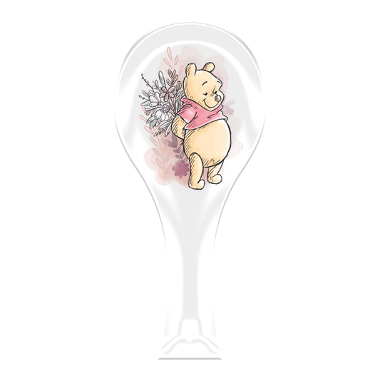 Silver Buffalo Disney Winnie the Pooh Floral Ceramic Spoon Rest, 9.45” x 1” x 4.25”