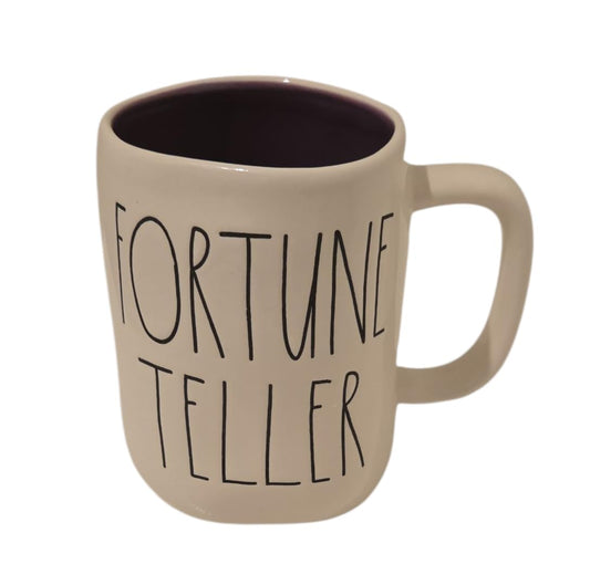 Rae Dunn Halloween ceramic coffee Mug. (Fortune Teller)
