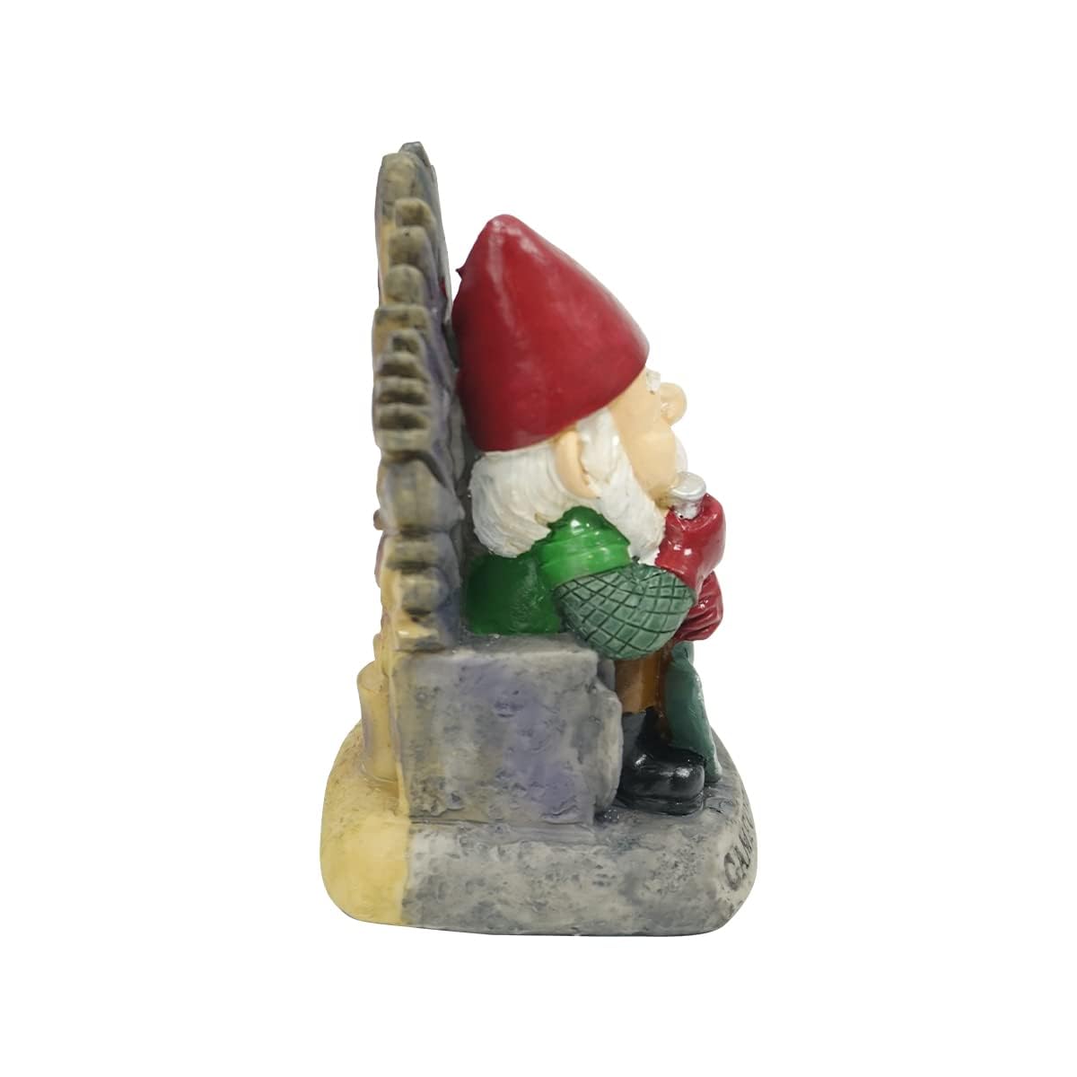 EraSpooky 6" Resin Gnomes Statues Outdoor Decor, Novelty Sculptures Yard Decorations Patio Lawn Ornament, Funny Holidays Garden Gifts