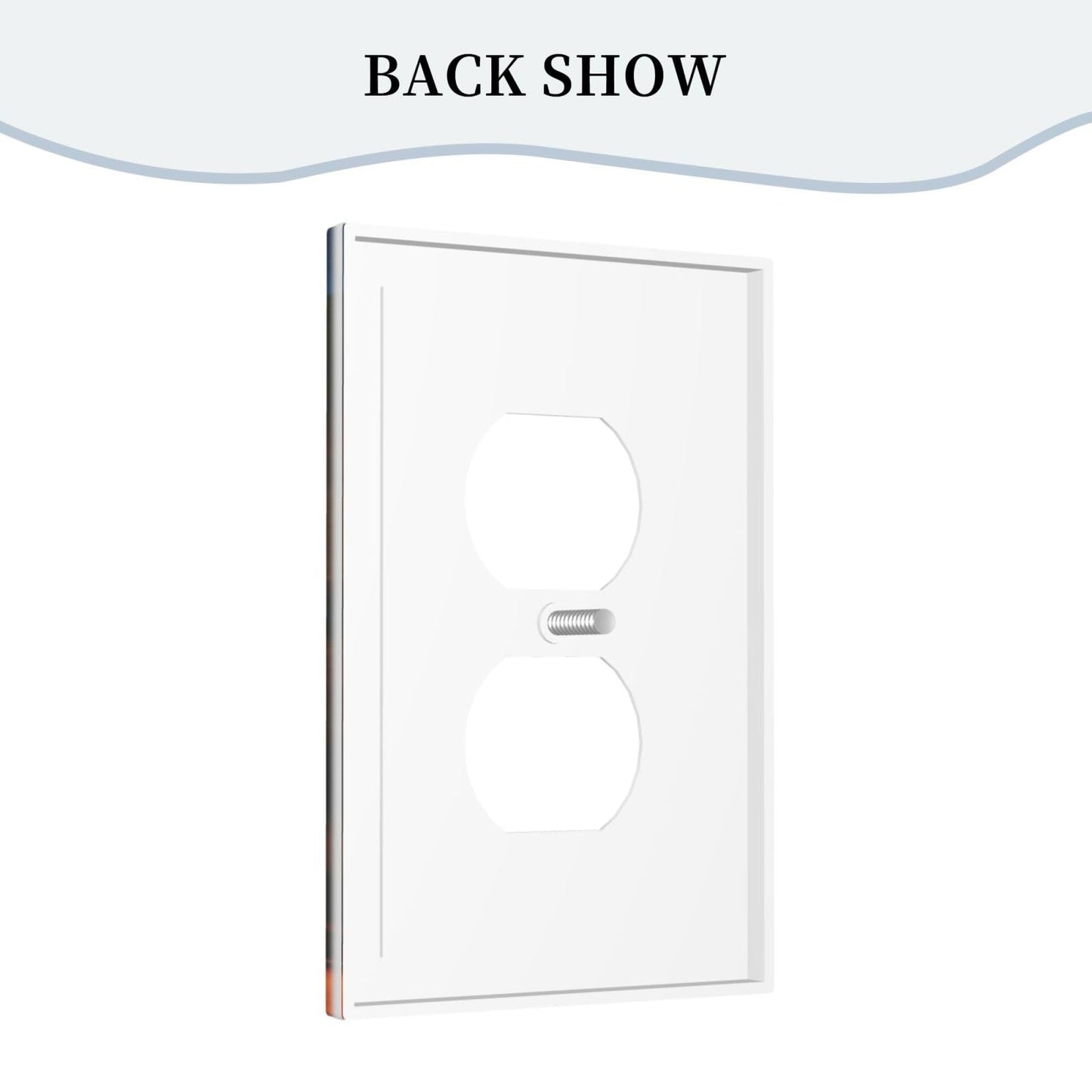 HLCoChT Decorative Art Light Switch Covers Pumpkin - lit Halloween Eve Switch Plate 1 Gang Single Duplex Outlet Wall Plate Switchplate Electrical Faceplate