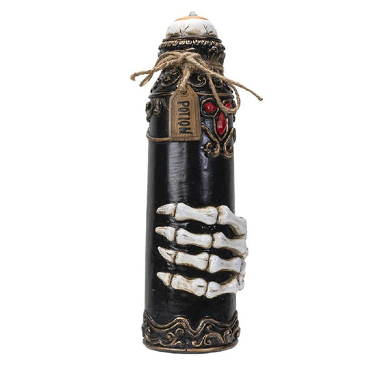 Pacific Giftware LED Skeleton Hand Potion Bottle Gothic Decor Statue Figurine 12.40” Tall