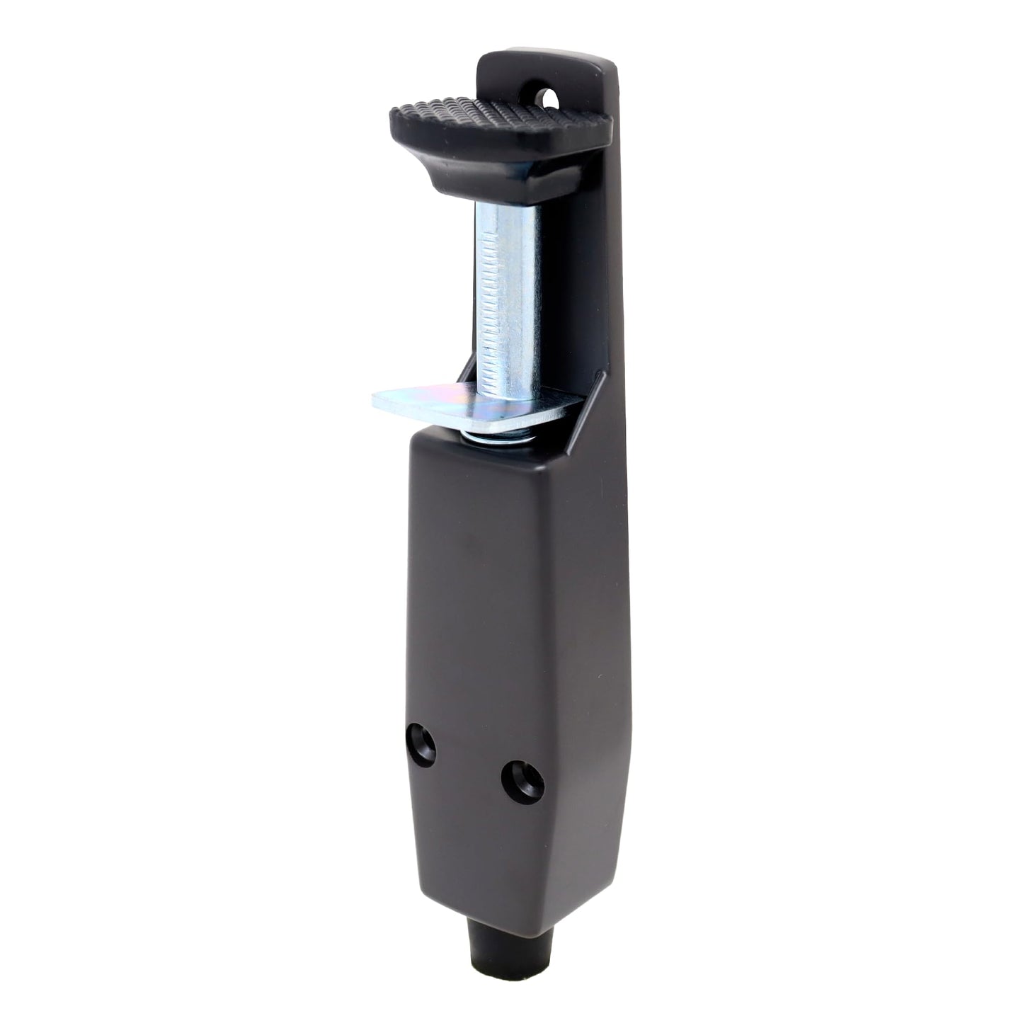 SUMMIT DOORWARE Heavy Duty Spring Loaded Step Down Door Stopper - Door Holder Ideal for Residential & Commercial Use - Duronotic Finish
