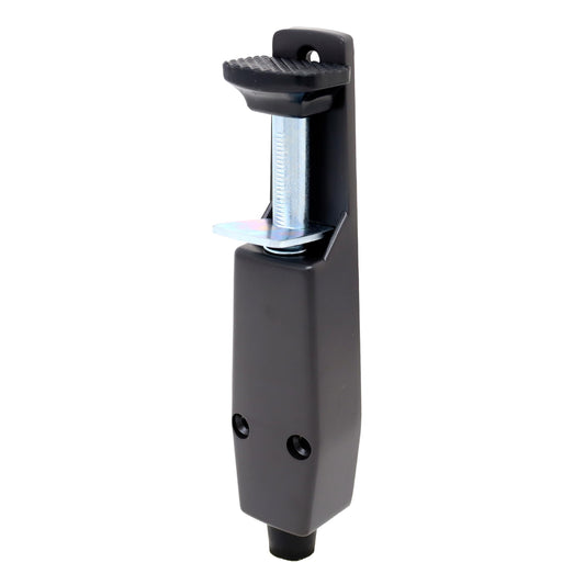 SUMMIT DOORWARE Heavy Duty Spring Loaded Step Down Door Stopper - Door Holder Ideal for Residential & Commercial Use - Duronotic Finish