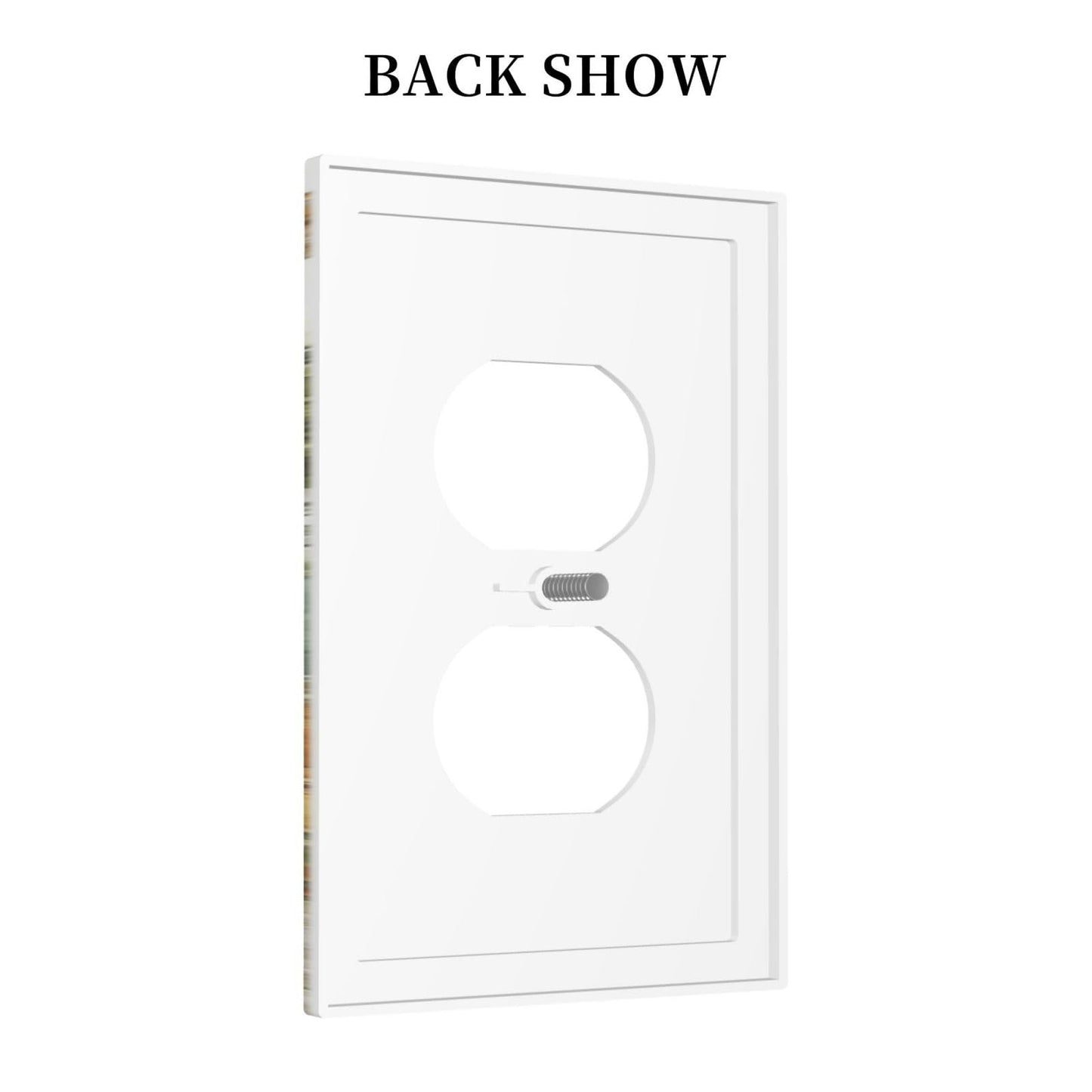 Nadoabtm Outlet Covers Sunflowers Pumpkins And White Roses 1 Gang Duplex Electrical Socket Cover Decorative Switch Plate Covers Light Switch Cover Plate for Bedroom Decor