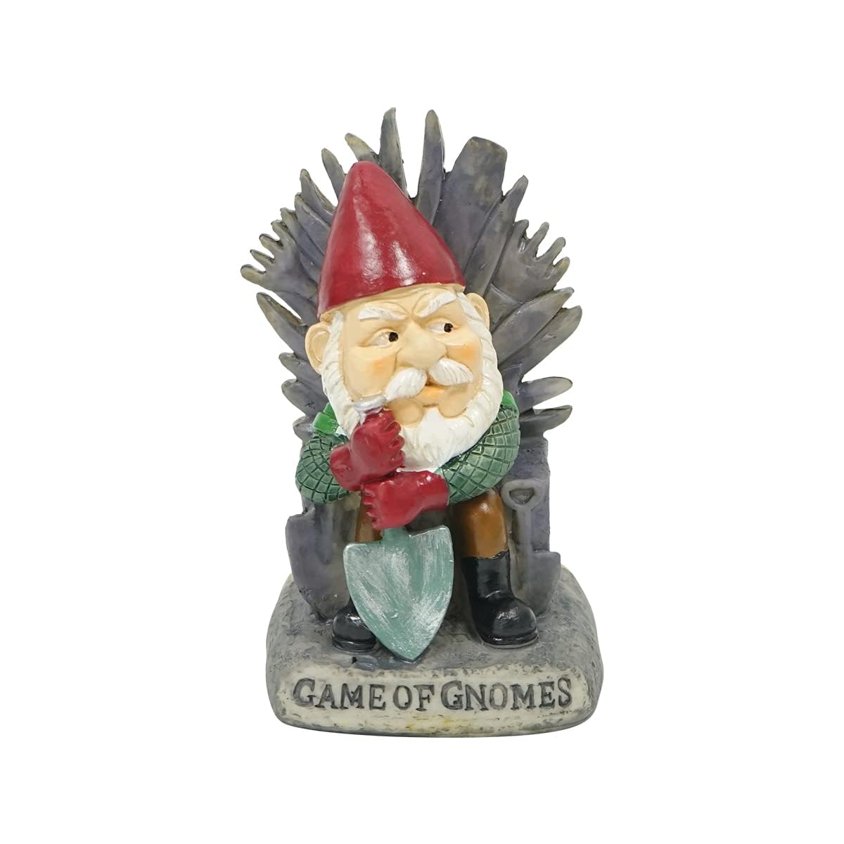 EraSpooky 6" Resin Gnomes Statues Outdoor Decor, Novelty Sculptures Yard Decorations Patio Lawn Ornament, Funny Holidays Garden Gifts