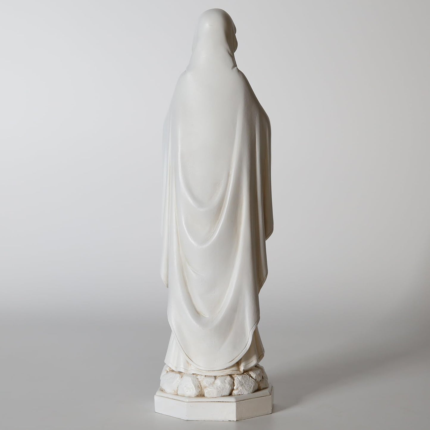 Grace4Joy Our Lady of Lourdes Statue, 12 Inches Mother Mary Statue Outdoor Garden Decor, Hand Painted Lourdes Virgin Mary Sculpture Catholic Gifts for Mom, Grandmother