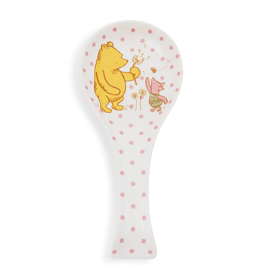 Disney Winnie the Pooh and Piglet Ceramic Spoon Rest Holder | Kitchen Organizer For Utensils To Keep Countertop Clean