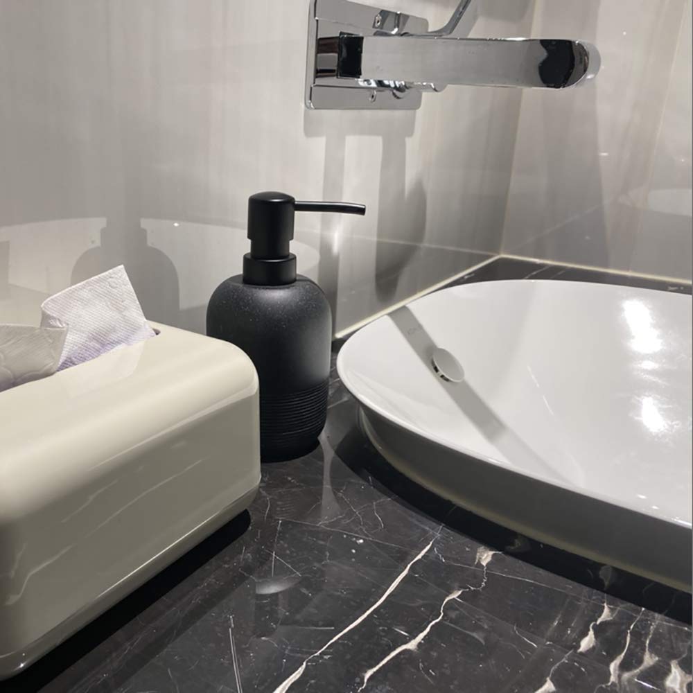 GalDal Soap Dispenser Black,Hand Soap Lotion Dispenser for Bathroom Countertop,Soap Dispenser for Kitchen.