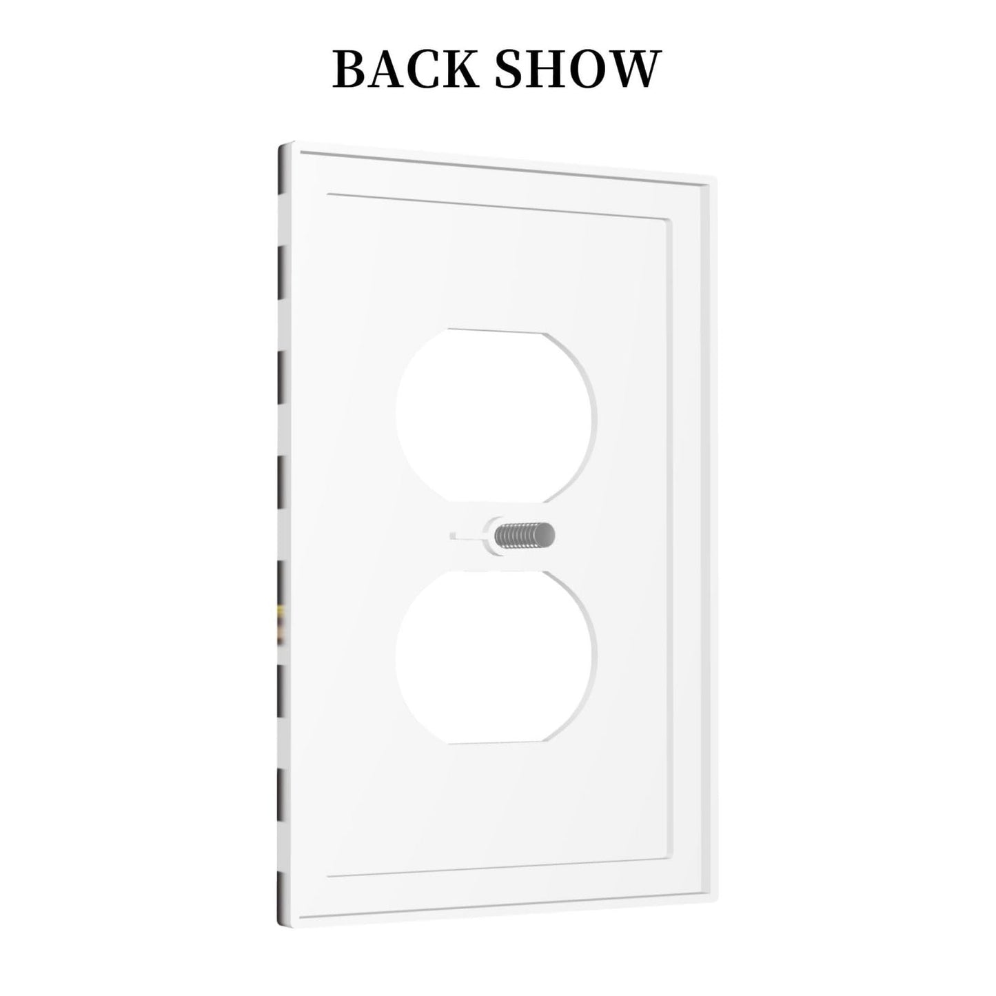 Gorgeous Girly Woman 1 Gang Duplex Receptacle Wall Plate Jumbo Electrical Outlet Cover Girls Lady Lipstick High Heel Decorative Decorator Light Switch Faceplate Socket Cover