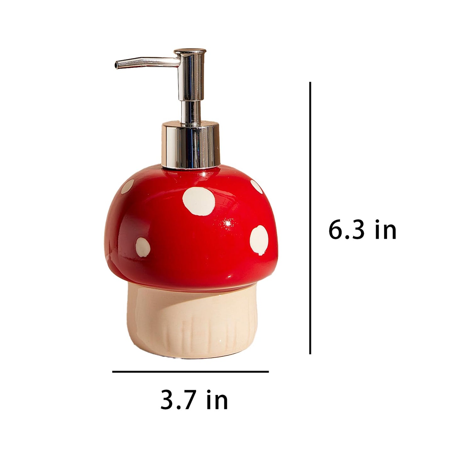 Cute Mushroom Soap Dispenser, Fun Hand Soap Pump, Mushroom Bathroom Decor, Cute Bathroom Decor, Mushroom Accessories, Mushroom Kitchen Decor, Mushroom Gifts