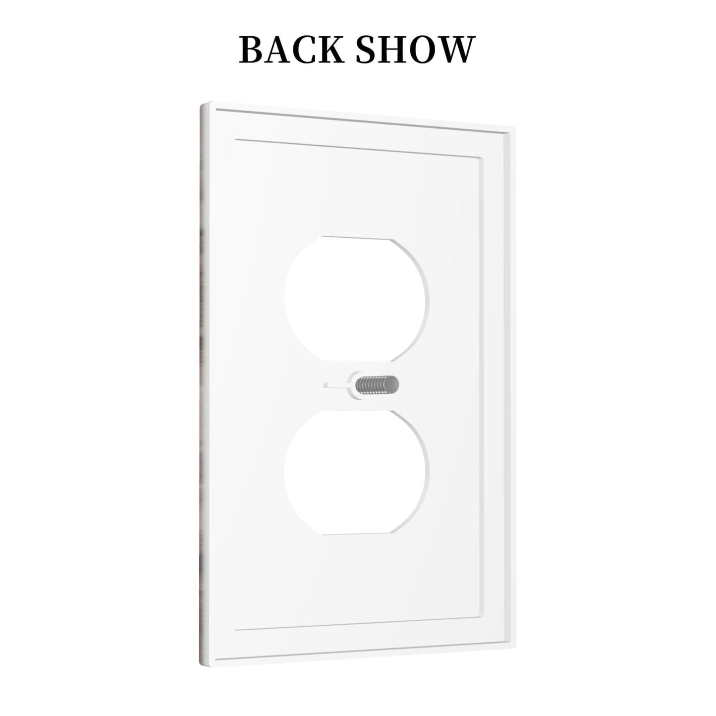 ybclf Farmhouse Highland Cow Duplex Outlet Covers Light Switch Cover Decorative Country Rustic Wall Plate Switchplate Receptacle Lightswitch Faceplate for Kitchen Bathroom Bedroom