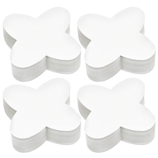 GMAPATS 200Pcs Chocolate Paper Truffle Wrappers, Baking Liners Resistant Chocolate Candy Cups for Valentine‘s Day Gifts, Wedding, Birthday, Baby Shower (White)