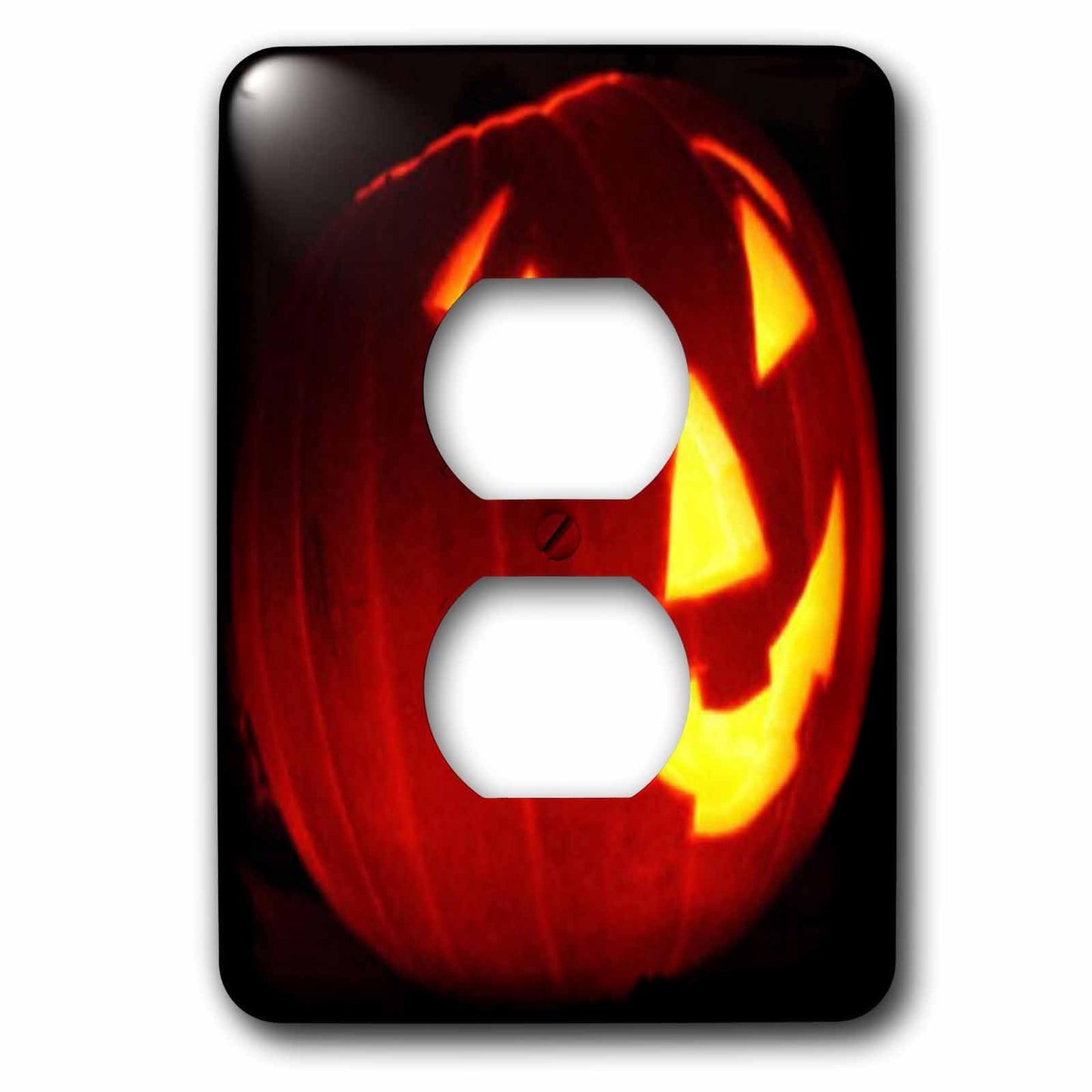 3dRose lsp_6024_6 Halloween Jack o Lantern 2 Plug Outlet Cover