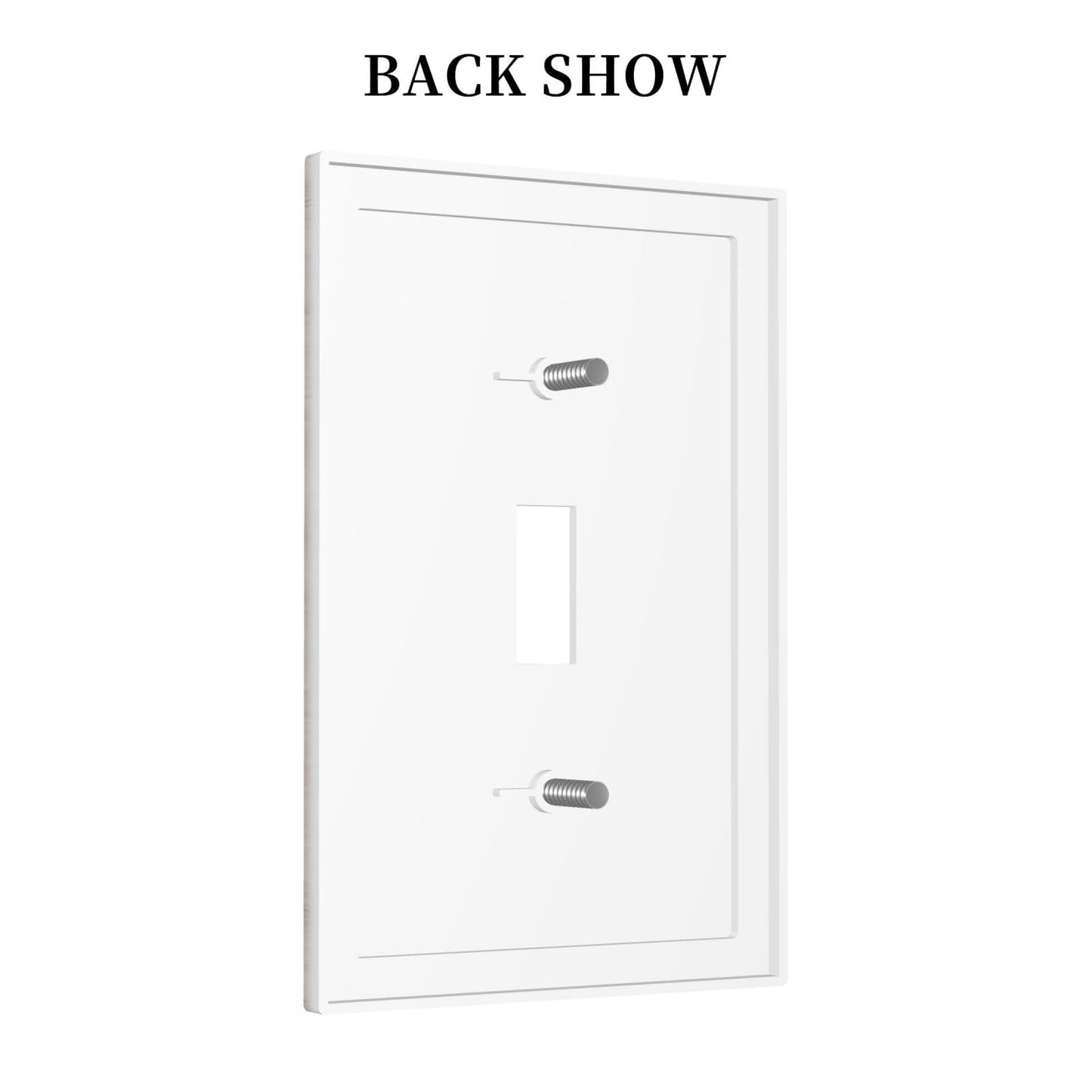 Lhdlnn Farmhouse Highland Cow Light Switch Cover 1 Gang Single Toggle Rustic Country Decorative Wall Plate Electrical Switchplate Receptacle Lightswitch Faceplate for Bathroom Bedroom Kitchen