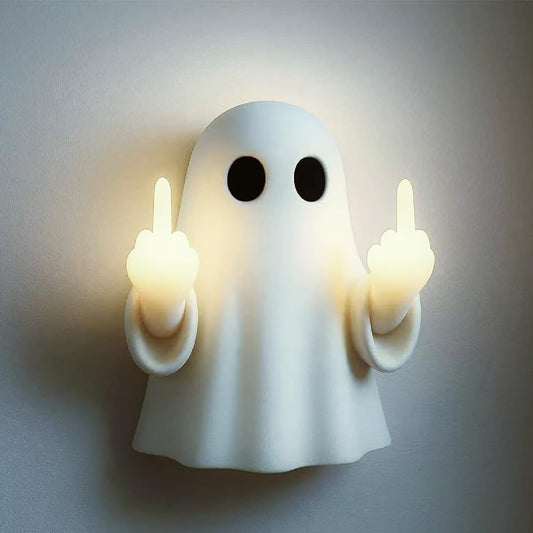 Halloween Decor Indoor, Ghost Halloween Decorations Porch Light, Ghost Statue Decorations Outdoor, Ghost Home Decorations for Party, Home, Indoor & Porch Decor (1PC)