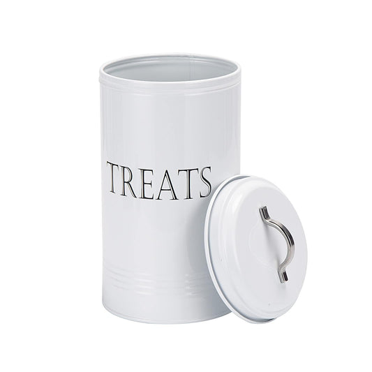 Brightalk Treat Jar with Lid, Cookies Treat Container Counter Top Canister Decorative Storage Container for Farmhouse Kitchen