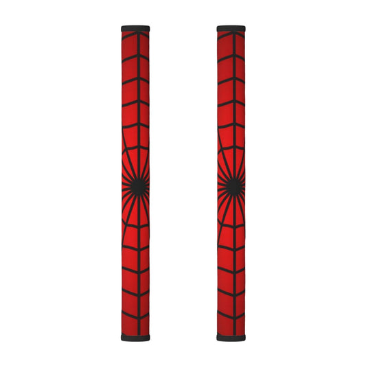 Cotsena Red Spider Web Refrigerator Door Handle Covers Set of 2 Washable Kitchen Appliance Handle Covers Protector for Fridge Microwave Stove Oven Dishwasher