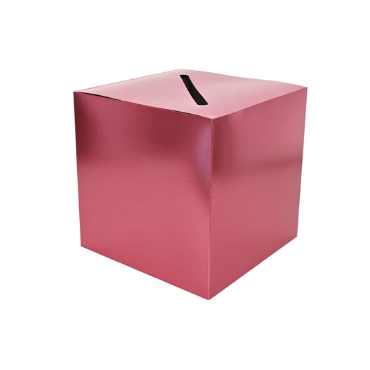 Beistle Shiny Foil Boardstock Card Box Holder for Weddings, Baby Showers, Birthdays, Graduation Party Supplies