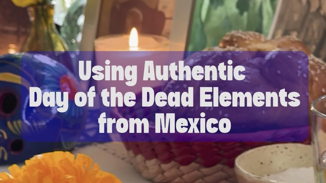 Dia de Los Muertos Ofrenda/Day of The Dead Altar Decor Complete -kit: All You Need to Set-up Your Traditional Dia de Muertos Ofrenda : Flowers, Candles, Day of The Dead Incense & More.