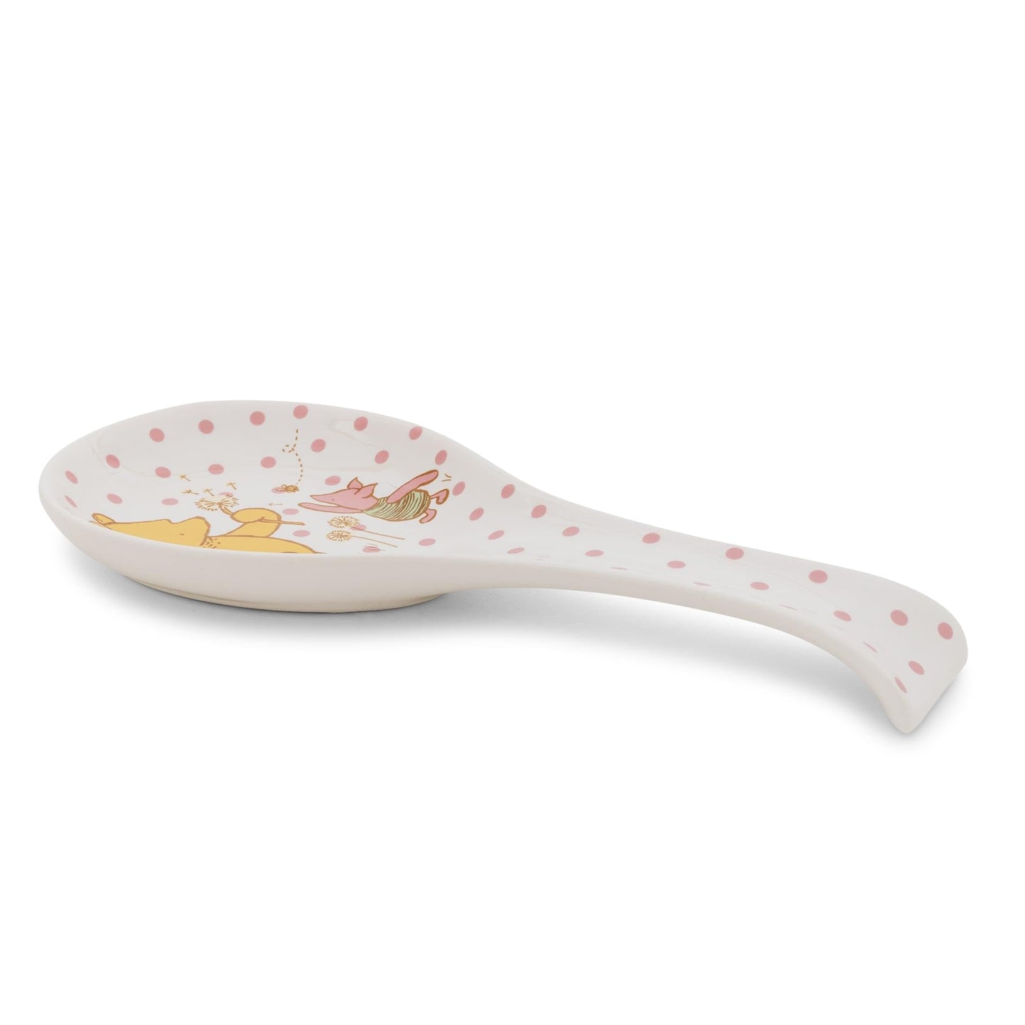 Disney Winnie the Pooh and Piglet Ceramic Spoon Rest Holder | Kitchen Organizer For Utensils To Keep Countertop Clean