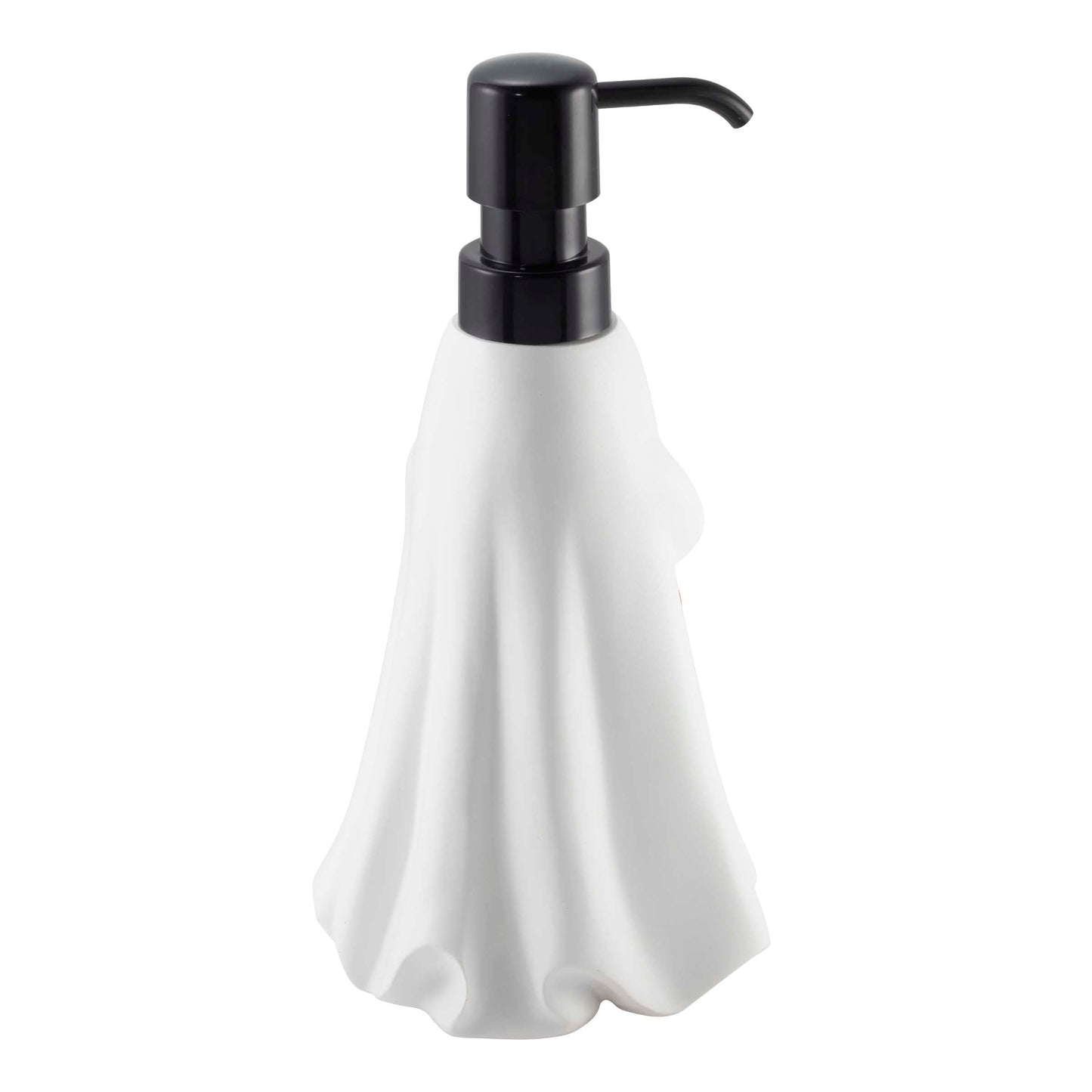 Avanti Linens – Soap Dispenser, Decorative Lotion Pump for Bathroom or Kitchen Countertop, Hand Painted Resin Halloween Decor (Ghost)