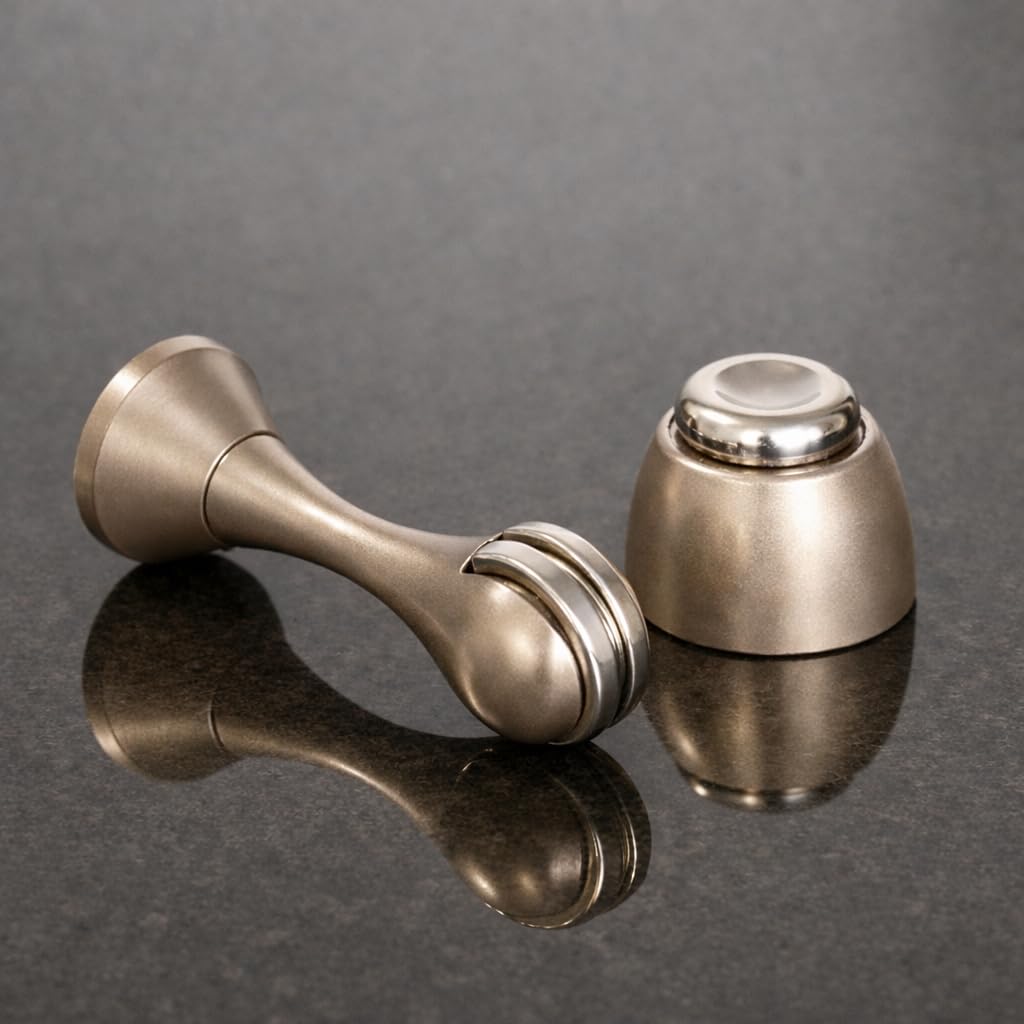 Safus Magnetic Door Stop - Gold Brass - 1pc