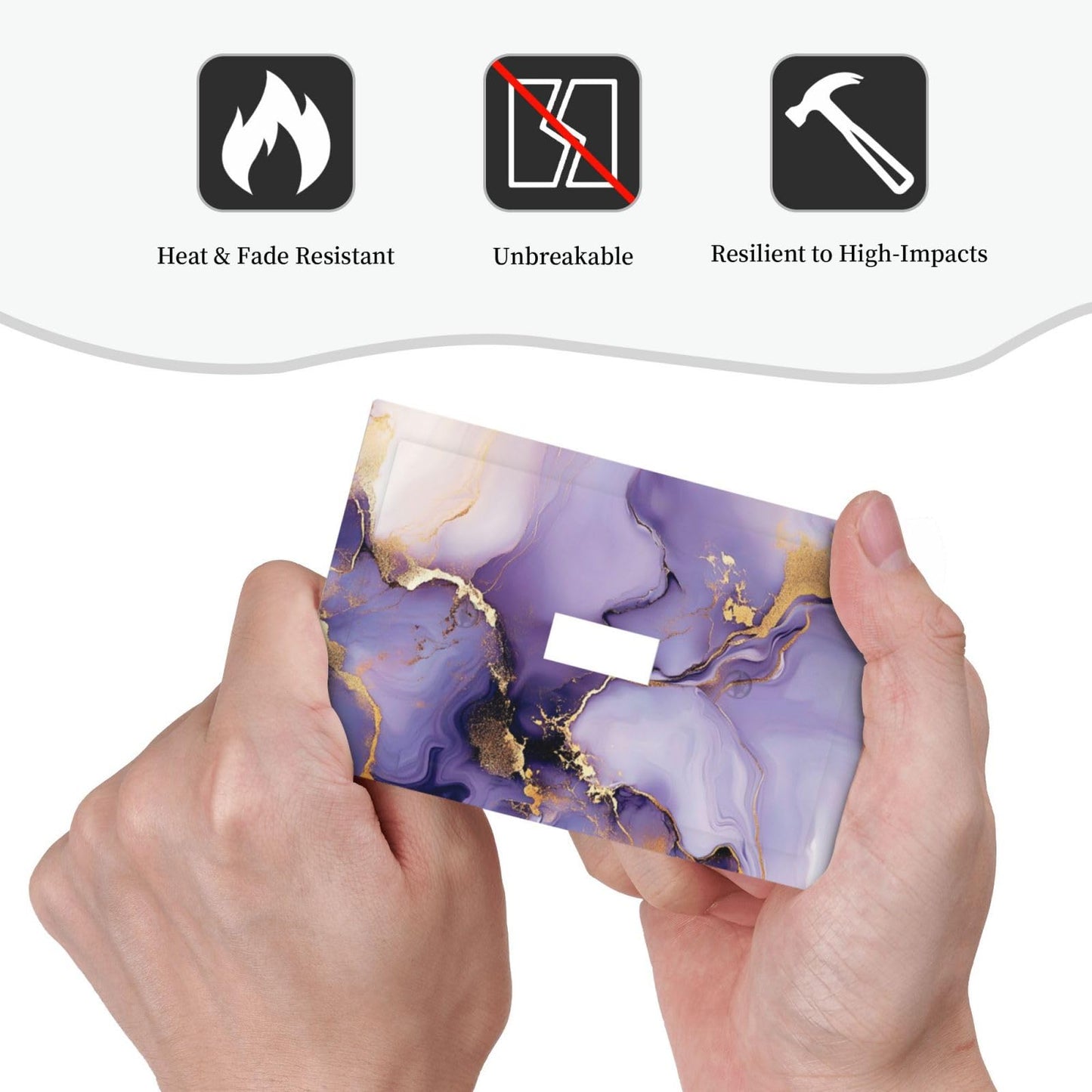 VGHOKO Decorative Switch Plate Cover with Luxury Marble Texture Purple & Gold Fluid Art Design 1 Gang Wall Plate Unique Single Toggle Light Switch Covers Artistic Faceplate for Modern Home Decor