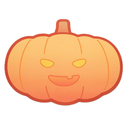 OOCTPK Chilkey Halloween Pumpkin Mouse Keyboard Pad, 17.7" x 12.8" Large Desk Mat for Mouse, Funny Cute Gaming Mousepad with Non-Slip Rubber Base Keyboard Pad for Office & Home Desk Decorations