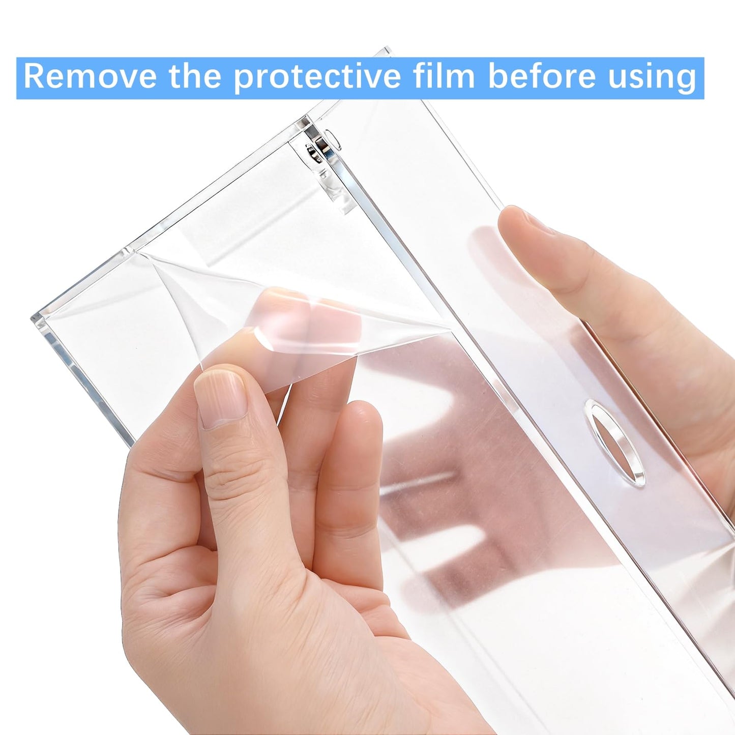 Yopay 2 Pack Acrylic Tissue Box Holder, Rectangle Tissue Box Cover with Magnetic Bottom, Clear Acrylic Facial Tissue Case Dispenser for Bathroom Kitchen Bedroom Vanity Restaurant Office