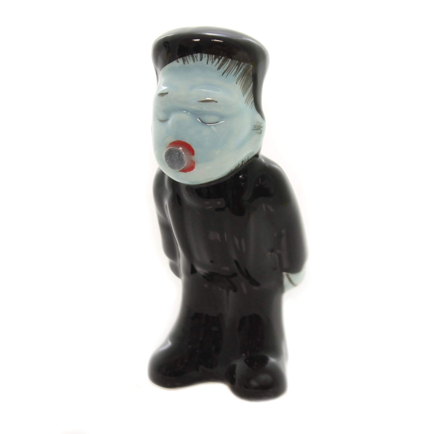 Pacific Giftware Zombies Monster and Bride Magnetic Ceramic Halloween Salt and Pepper Shakers