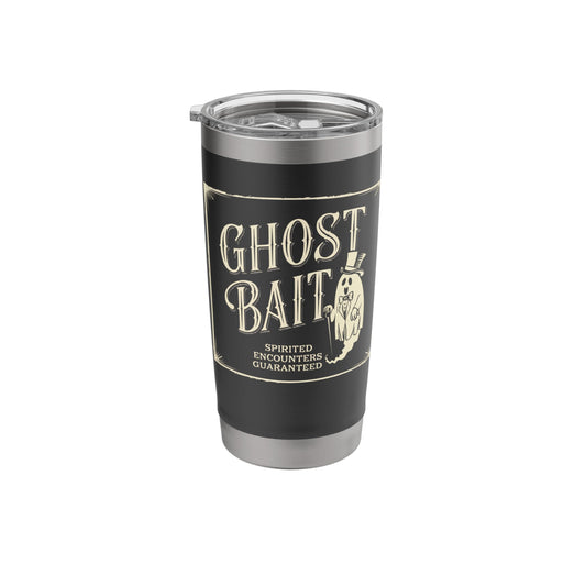 Ghost Bait Paranormal Investigator Ghost Hunting Halloween Stainless Steel Insulated Tumbler