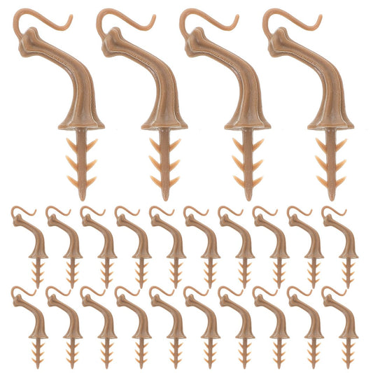 SUPVOX 50Pcs Foam Pumpkin Stems: 6.5x1.6cm for Halloween & Thanksgiving DIY Crafts - Realistic Pumpkin Handles for Halloween Decoration