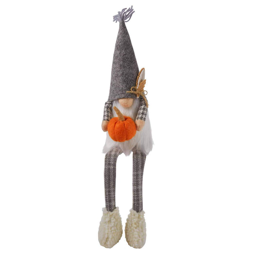 Mud Pie Fall Dangle Gnome (Pilgrim), Brown (42600547G), 9" x 4"