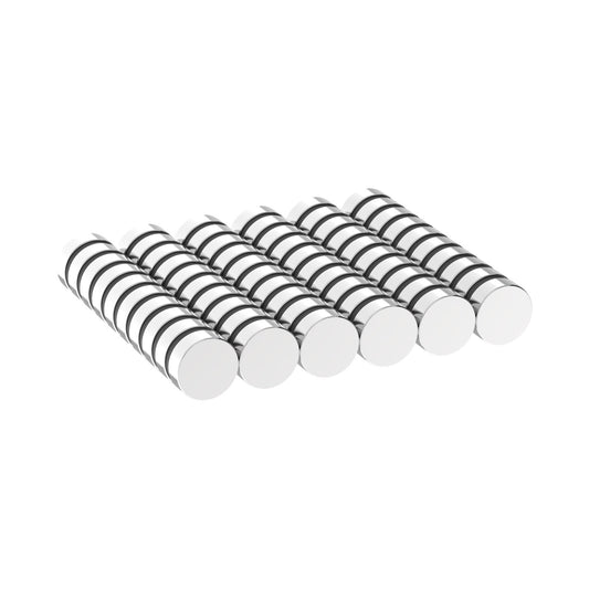 Strong N42 Neodymium Disc Magnet, 3/8" D x 1/8" H - 60 Pack, Powerful Rare Earth Magnets Decorative Round Fridge Magnets,Small Refrigerator Magnet for Whiteboard,Locker,DIY Building Scientific