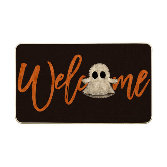 Artoid Mode Boo Halloween Welcome Doormat, Home Decor Low-Profile Switch Rug Door Mat Floor Mat for Indoor Outdoor 17x29 Inch