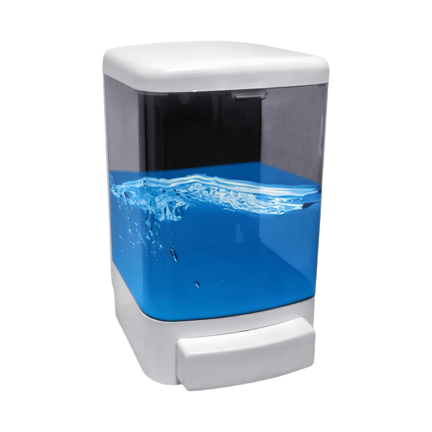 NUHOUSEBABY Manual Soap Dispenser Kitchen Bathroom Wall Mounted Hand Dispensers Commercial for Liquid Containers Shampoo Gel Chamber Plastic - (33.8 oz) 1000ml